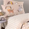 Caleffi Completo Lenzuola Cotone Cuccioli Singolo Kids (NATURAL)