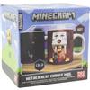 Paladone, Tazza di Minecraft che si modifica con il calore con Nether e Steve, con licenza ufficiale, tazza da caffè in ceramica, si trasforma con bevande calde, prodotto della cultura pop, 300 ml