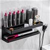 DYOUen Supporto da parete per Dyson Airwrap, organizer a mensola in acciaio inossidabile senza punzonatura (Stile 4)
