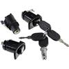 MIRAGLIO KIT SERRATURE SPORTELLI DX - SX COFANO + CILINDRETTO + 4 CHIAVI PANDA 1986 2003