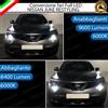 ELT CONVERSIONE FARI FULL LED PER NISSAN JUKE RESTYLING 16000 LUMEN 6000K BIANCO