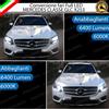 ELT KIT FARI FULL LED MERCEDES CLASSE GLC ANABBAGLIANTI H7 + ABBAGLIANTI H7 6000K