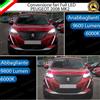 SET CONVERSIONE FARI FULL LED PEUGEOT 2008 MK2 6000K BIANCO GHIACCHIO CANBUS