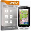REY ELECTRÓNICA REY Pellicola salvaschermo per Garmin Edge 1000, Vetro temperato, di qualità Premium