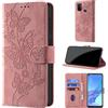CaseGla Cover per Oppo A53s 4G / A11S, Rosa | Blocco RFID, Portafoglio Pelle PU, Flip Libro, Porta Carte, Magnetica Libretto, Antiurto Protezione Completa