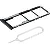 MMOBIEL Doppio Vassoio Carta SIM Compatibile con Xiaomi Redmi Note 10 Pro 2021 - Porta Scheda SIM Incl il pin della SIM - Grigio