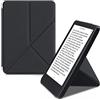 kwmobile Custodia Pieghevole Compatibile con Tolino Shine 3 Cover - Cover Magnetica Pelle PU eReader con Stand - nero