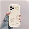 hdqICase Anatra Custodia Onda Silicone Morbido Compatibile con Realme Note 50 4G/Realme C53/ C51 Bianco Cover