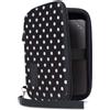 USA Gear Custodia Rigida Portatile WiFi Hotspot - Custodia da Viaggio WiFi Booster con Cinturino da Polso - Compatibile con MERCUSYS MT110, ZTE MF920, TP-Link M7450, D-Link DWR-2101 - Pois