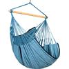 La Siesta Habana Blue Zebra Poltrona sospesa Comfort in cotone biologico