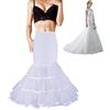 SHIMALY - Sottogonna da donna, a forma di coda di pesce, per abito da sposa a sirena Giallo S-M