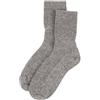 Jasmine Silk donne puro cachemire calze letto (grigio chiaro)