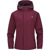 Huayuzh Giacca softshell da donna, impermeabile, traspirante, per le mezze stagioni, giacca a vento, giacca da trekking, corsa, colore rosso intenso, L