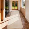 Puremy Tappeto passatoia soffice a pelo corto, 60 x 200, beige