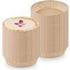 GOMETY 100 mini stampi per torte in carta per cuocere, mini stampi per torte, stampi per muffin, muffin, lasagne usa e getta, 100 pezzi