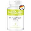 Fair & Pure® - D-Mannosio 500mg - alto dosaggio - Vegano - 120 Capsule