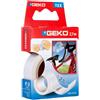 Geko Nastro adesivo telato Tex bianco 19mmx2,7mt Geko