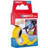 Geko Nastro adesivo telato Tex giallo 19mmx2,7mt Geko