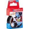 Geko Nastro adesivo telato Tex nero 19mmx2,7mt Geko