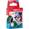 Geko Nastro adesivo telato Tex verde 19mmx2,7mt Geko