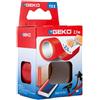 Geko Nastro adesivo telato Tex rosso 38mmx2,7mt Geko