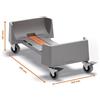 DURABLE Carrello rettangolare in rPP per bidoni DURABIN da 60L 240x165x495mm Durable