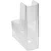FELLOWES Portariviste G2D trasparente naturale in PS riciclato 30x9x25,8cm Fellowes