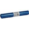 Bio Extrusion 10 sacchi rifiuti PCR 110L 72x110cm 30gr azzurro Bio Extrusion