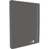BM Cartella progetto con elastico dorso 3 cm, grigio scuro BM
