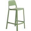 Unisit Sgabello alto Nuke in PP verde