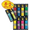 POST-IT Value pack 8 Segnapagina Post-it Index piccolo + 2 Index Freccia colori assorti