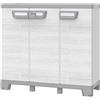 TERRY Armadio 3 ante CAB102B sequoia grigio Terry