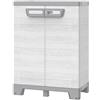 TERRY Armadio 2 ante CAB680 sequoia grigio Terry