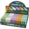 ITERNET Display box 15 cucitrici a pinza Virginia spring 5 colori assortiti pastello Ite