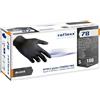 Reflexx Conf 100 Guanti in nitrile R78 s/polvere tg S nero Reflexx