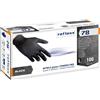 Reflexx Conf 100 Guanti in nitrile R78 s/polvere tg L nero Reflexx