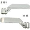 NICE Gruppo Staffe Finecorsa Meccanico per Cancelli Scorrevoli ROBUS, ROX, RUN e THOR (2pz) SPGAP10600