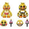 Funko Five Nights At Freddy's (FNAF) Snap: Nightmare Chica The Chicken & Toy Chica The Chicken 2PK - Figura in Vinile da Collezione - Idea Regalo