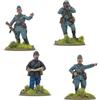 Warlord Games Italian Army Plotone Commanders - Miniature in resina scala 28 mm per Bolt Action altamente dettagliate della seconda guerra mondiale