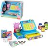 HTI CYP BRANDS Peppa Pig Toy Cash Register Set | Pretend Shopping Play Money Machine & Grocery Food Playset for Boys And Girls