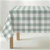 BL BELUM BELUM | Tovaglia resinata antimacchia a quadri 0120-104, Tovaglia a quadri Vichy Dimensioni; 250 x 140 cm, Tovaglia antimacchia non cerata, Tovaglia Vichy Mint, Tovaglia tessuta 100% cotone biologico