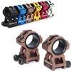 WestHunter Optics Picatinny Scope Rings, 1 Inch 30 mm Tactical Precision Scope Mount | 29 mm Center Height, Red