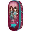 SANTORO SAFTA, Astuccio con cerniera Gorjuss Fairground Fireworks 10 x 23 x 6 cm Unisex-Bambini e ragazzi, multicolore, Talla única