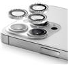 CASETiFY Gemma obiettivo fotocamera [facile applicazione] per iPhone 16 Pro/iPhone 16 Pro Max - Argento