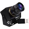 Mermaid Webcam USB 1080P con obiettivo zoom, fotocamera Full HD per computer 100fps/60fps/30fps per Windows/Mac/Linux/Android (fotocamera USB 1080P con obiettivo zoom 2.8-12mm)