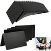 GOMETY 50 pezzi di carte NFC, tag NFC NTAG215 riscrivibili con 504 byte di memoria, carta NFC PVC vuota programmabile, biglietti da visita NFC compatibili con tutti i dispositivi NFC supportati Nero