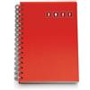 Agendepoint.it Agenda Settimanale 2027 17x24cm Copertina Morbida Sintetico Liscia Spiralata (Rosso, Neutra)