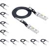 10Gtek# [10-Pack 10G SFP+ DAC Cable - 10GBASE-CU Passive Direct Attach