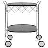 Kartell Gastone Carrello, Cromo, Nero