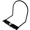 ACCESSOIRES-LITERIE Ferma materasso extra piatto per doghe doppie, nero satinato, 38 mm